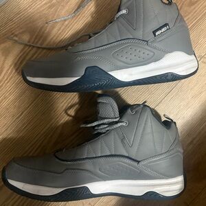 AND1 Gray High-Top Athletic Shoes